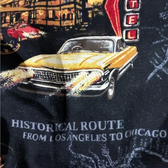 RedHead Men's Black and Orange Car Print Shirt - 4X - Picture 9 of 11